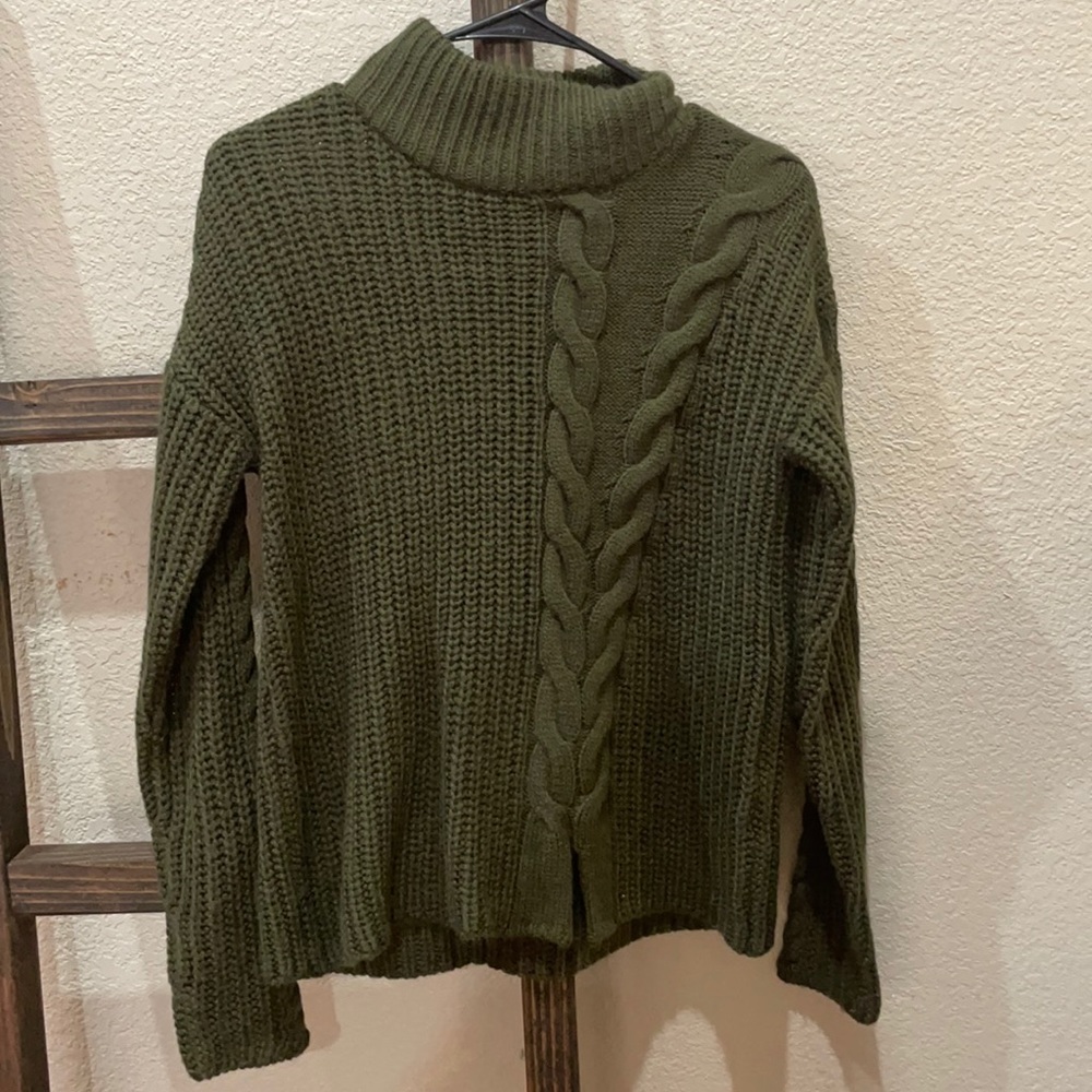 Green sweater